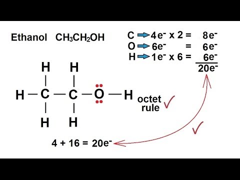 lewis ethanol bonding structures chemistry