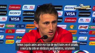 Luka Modric 'prendió' el duelo ante el Tri