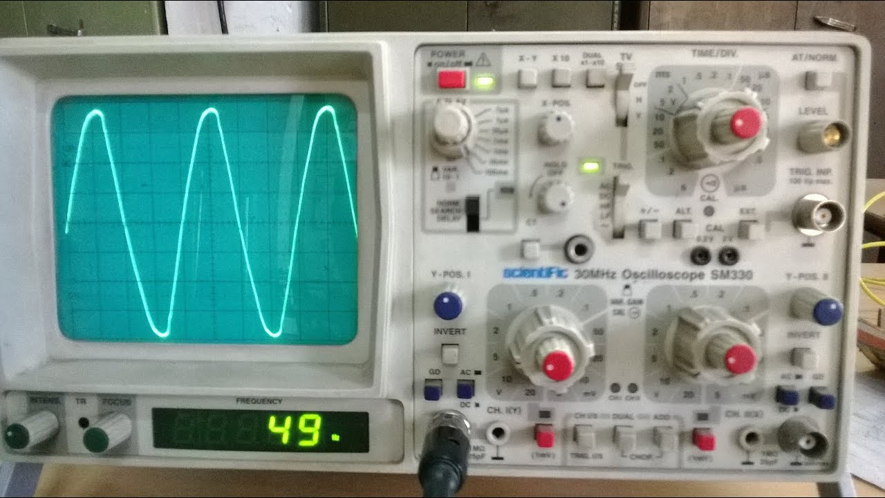 cathode ray oscilloscope
