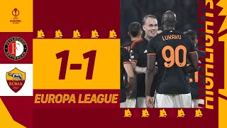 💪? LUKAKU | FEYENOORD 1-1 ROMA | EUROPA LEAGUE HIGHLIGHTS