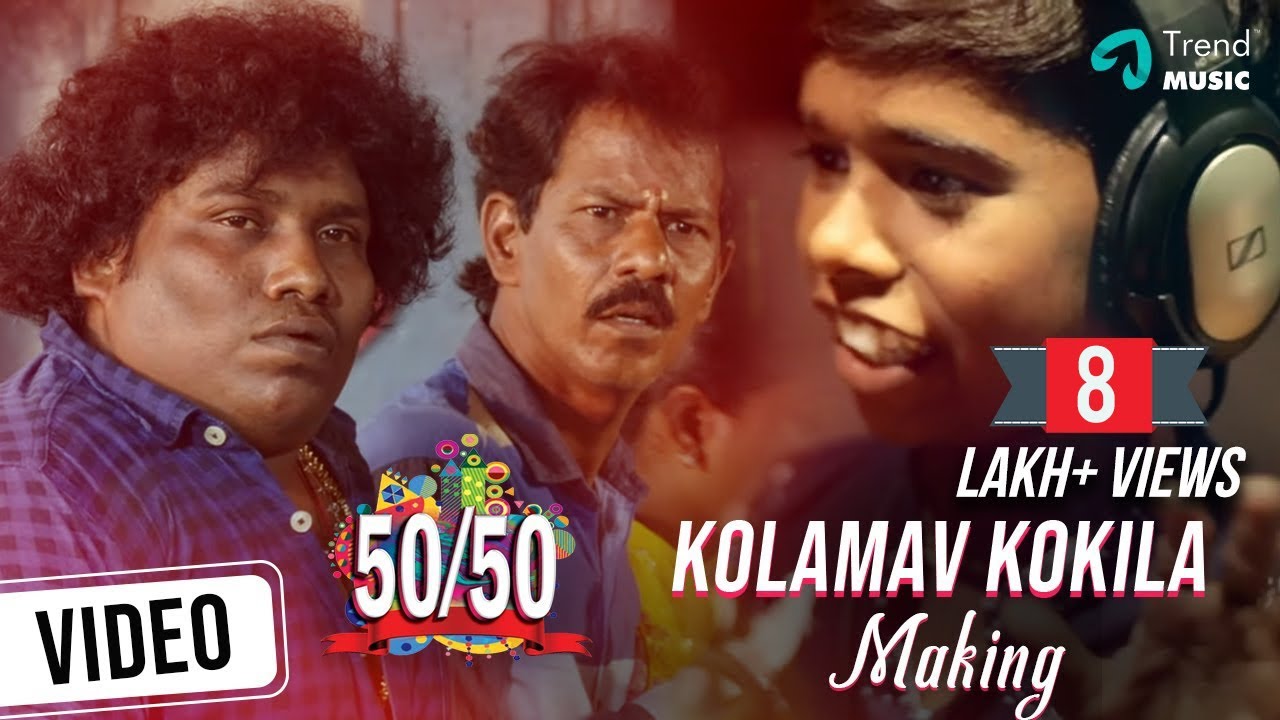Kolamav Kokkila Song Making Video | 50/50 Tamil Movie | Yogi Babu | Dharan Kumar | Poovayar