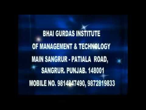 BHAI GURDAS INSTITUTE OF MANAGEMENT & TECHNOLOGY's Videos