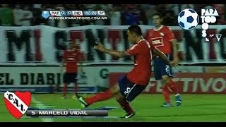 El golazo de Vidal. Patronato 0 - Independiente 1. Fecha 21, Torneo Primera B Nacional.