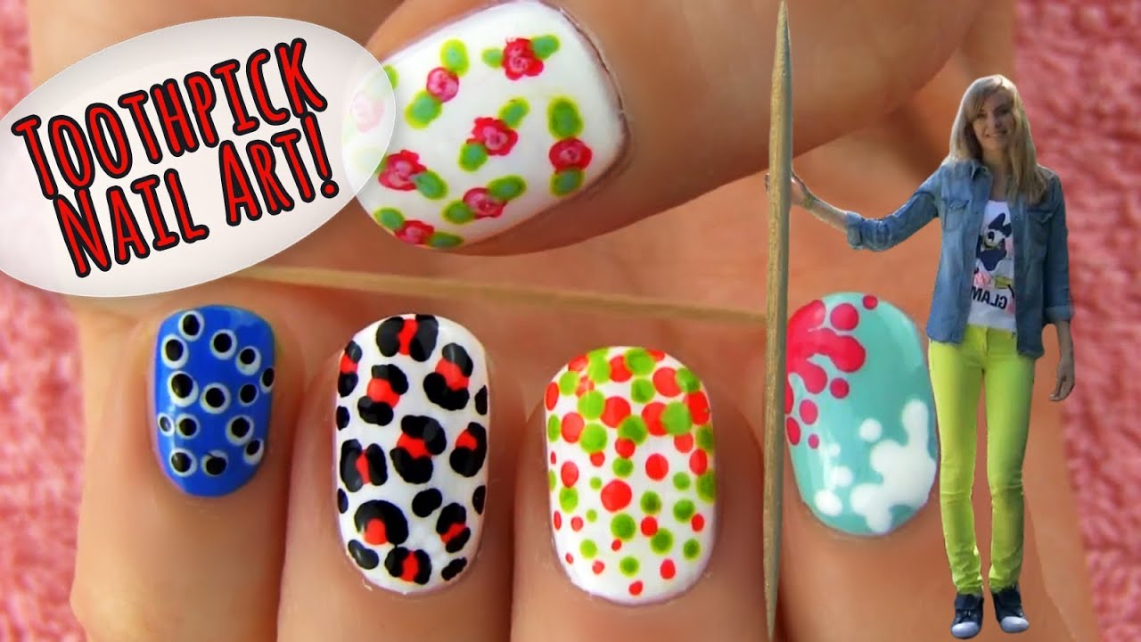 3. DIY Nail Art with Toothpick - wide 7