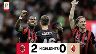 Leão-Pulisic: vittoria in Coppa Italia | Milan 2-0 Bari | Highlights 2025/26