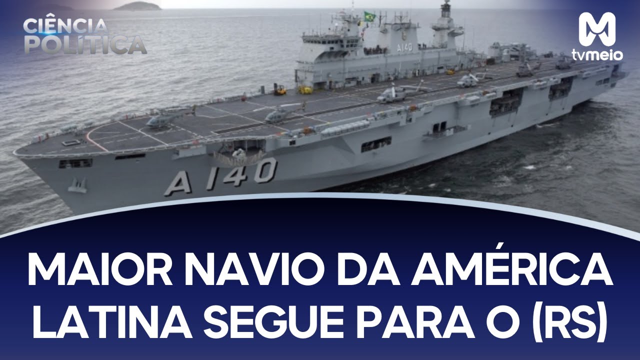 Maior Navio Da Am Rica Latina Segue Para Atender V Timas Da Trag Dia No