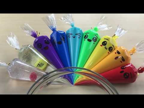 Making Slime with Funny Balloons Satisfying Slime video And Floam Bricks