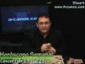 Video Horscopo Semanal CNCER  del 19 al 25 Octubre 2008 (Semana 2008-43) (Lectura del Tarot)