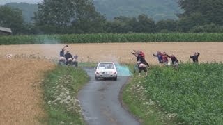 Supporter au rallye de Boulogne 2013 (HD) / Crazy fan !