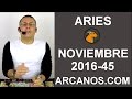 Video Horscopo Semanal ARIES  del 30 Octubre al 5 Noviembre 2016 (Semana 2016-45) (Lectura del Tarot)