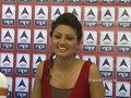 Nigar Khan speaks to media on her new Bollywood show on ABP news