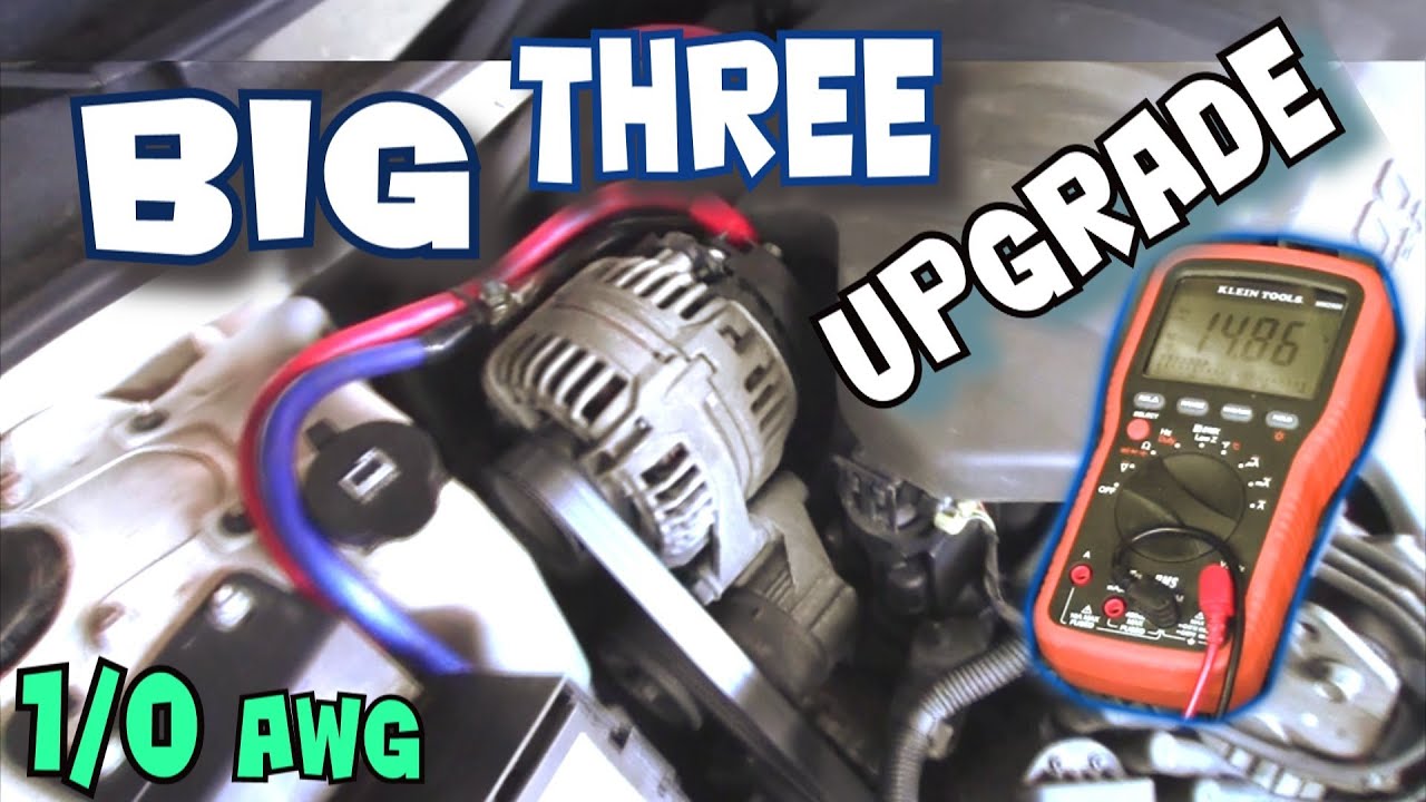 How To Install BIG THREE Upgrade EXO's BIG 3 Car Audio Wiring