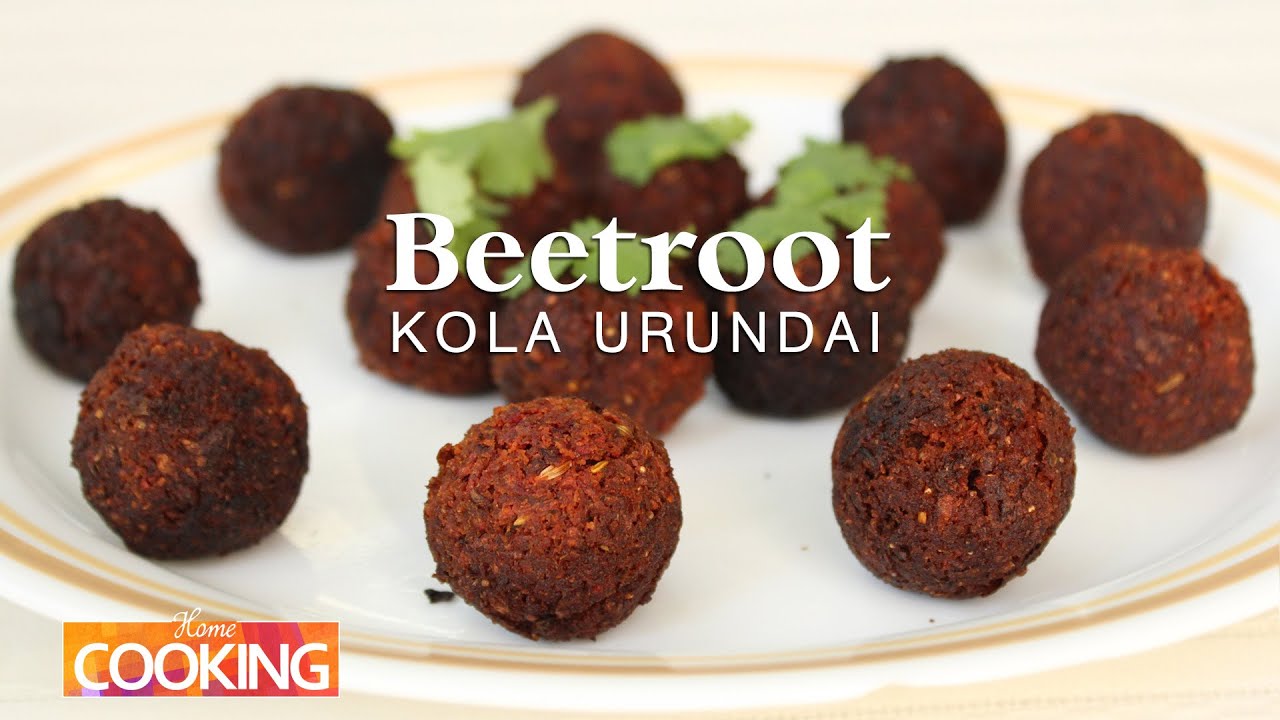 Beetroot Kola Urundai | Vegan snacks | Ventuno Home Cooking