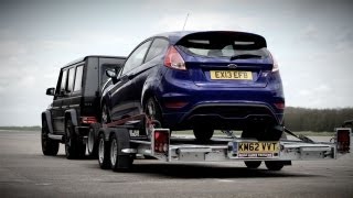 Ford Fiesta ST v. Mercedes G63 AMG, Sort Of. - /CHRIS HARRIS ON CARS