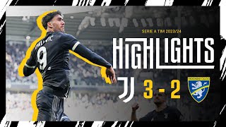 HIGHLIGHTS | JUVENTUS 3-2 FROSINONE | Rugani signs the victory at the last minute