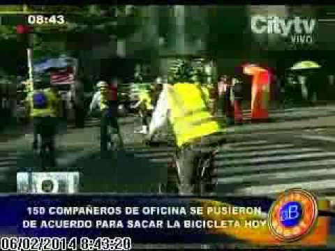 Video dia sin carro City TV Feb 06 14 Video Video dia sin carro City TV Feb 06 14 Video