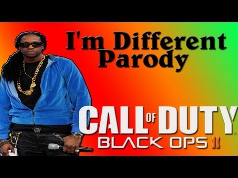 2 Chainz - I'm Different (Music Video Parody) Black ops 2 connection