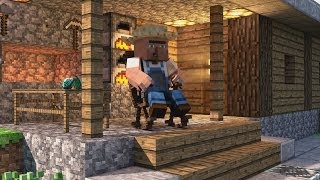 Minecraft Animation: A Day In The Life Of A Villager!