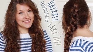 FAKE französischer Zopf und Locken ohne Hitze im #Hairbst