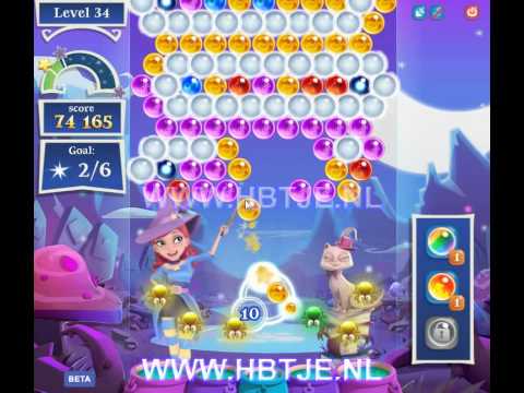 Bubble Witch Saga 2 level 34