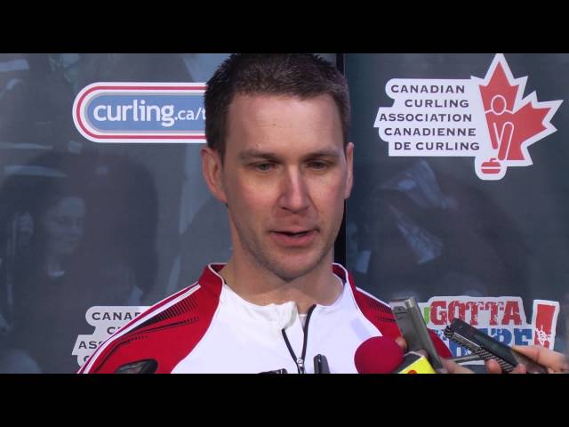 Draw 10 Media Scrum - 2013 Tim Hortons Brier