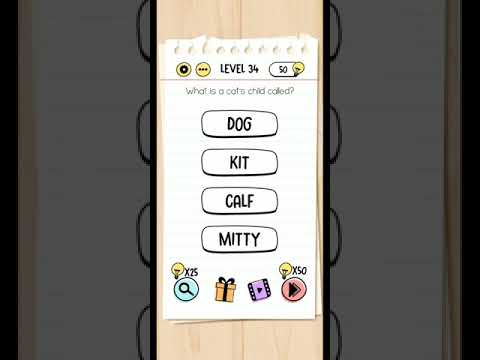 Brain Test Level 34 Walkthrough