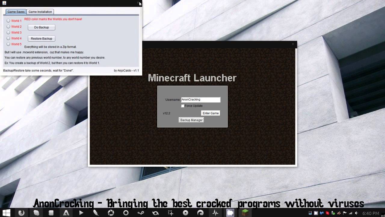 free minecraft launcher download cracked