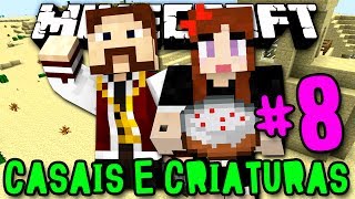 Casais e Criaturas - DESENHOS E O COMEÇO DO ZOOLÓGICO! (c/ Miss) - #8 - Minecraft