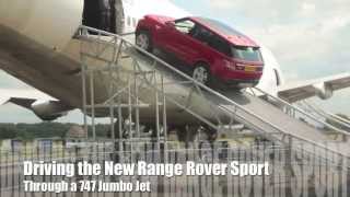 Drive the New Range Rover Sport into a Jumbo Jet