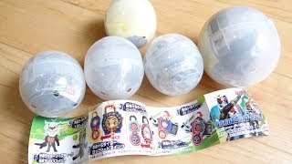 ライダー大戦祭り!? ガシャポン なりきり仮面ライダー鎧武4 全6種 レビュー！1000円使って5個排出！1号アームズ フィフティーン鎧武アームズ ガイム