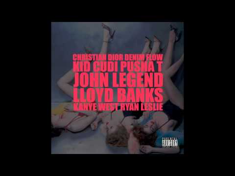 Kanye West - Christian Dior Denim Flow (feat. Kid Cudi, Pusha T...) HD ...