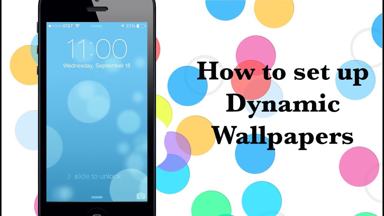 IOS 7: How to Set up Dynamic Wallpapers - YouTube
