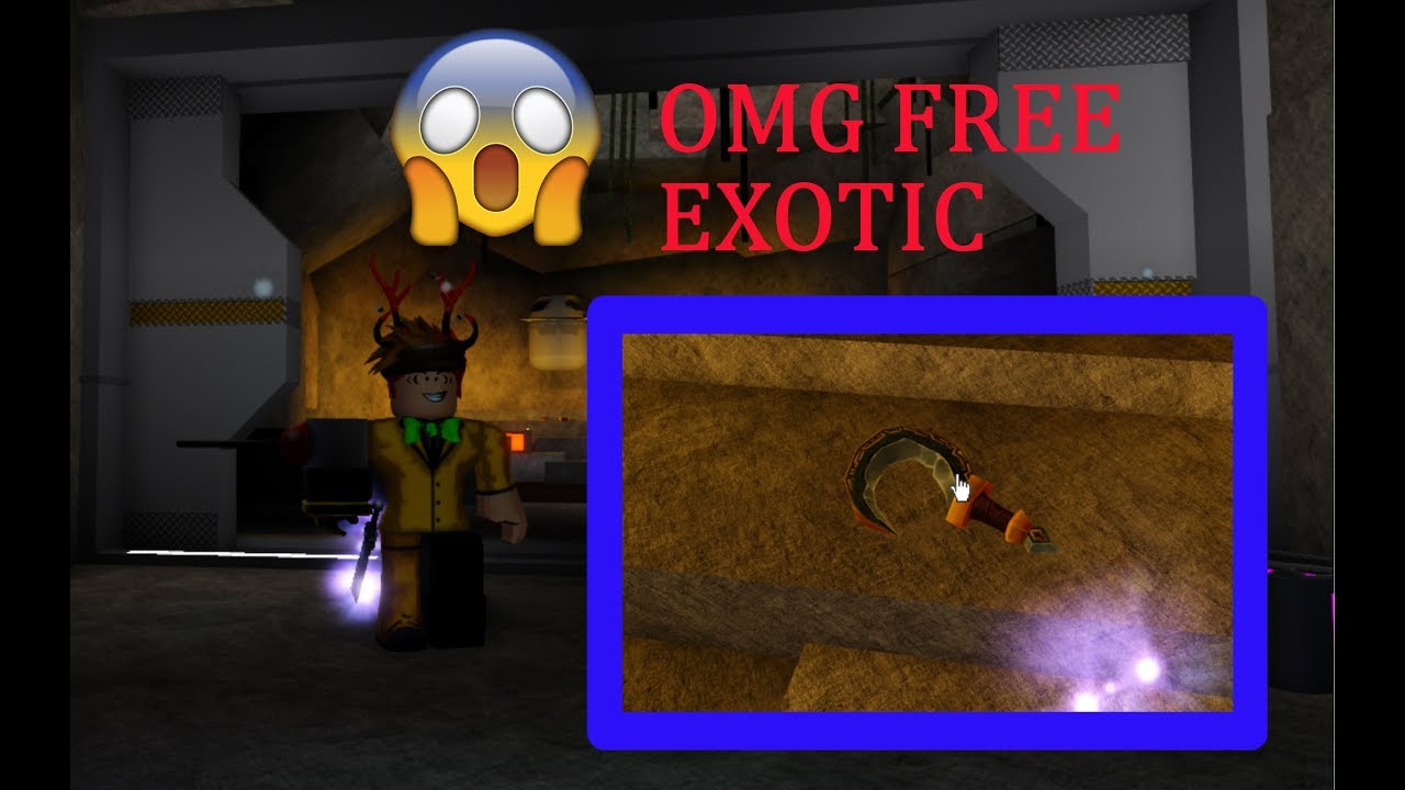 You Get A Free Exotic By Opening This Door Roblox Assassin