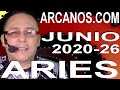 Video Horscopo Semanal ARIES  del 21 al 27 Junio 2020 (Semana 2020-26) (Lectura del Tarot)