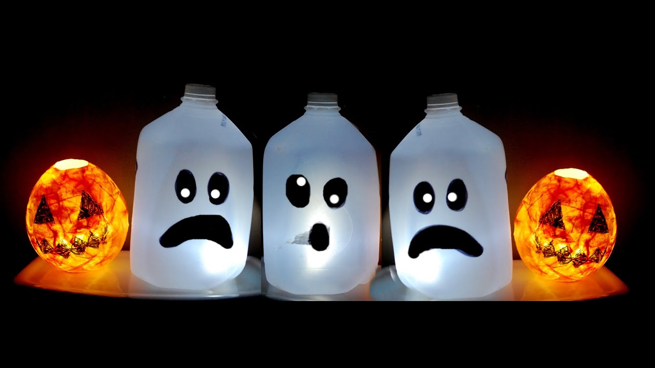 Kids Halloween Craft Cute Ghost Milk Jug Easy | kids halloween craft cute ghost milk jug easy Kids Halloween Craft Cute Ghost Milk Jug Easy | kids halloween craft cute ghost milk jug easy