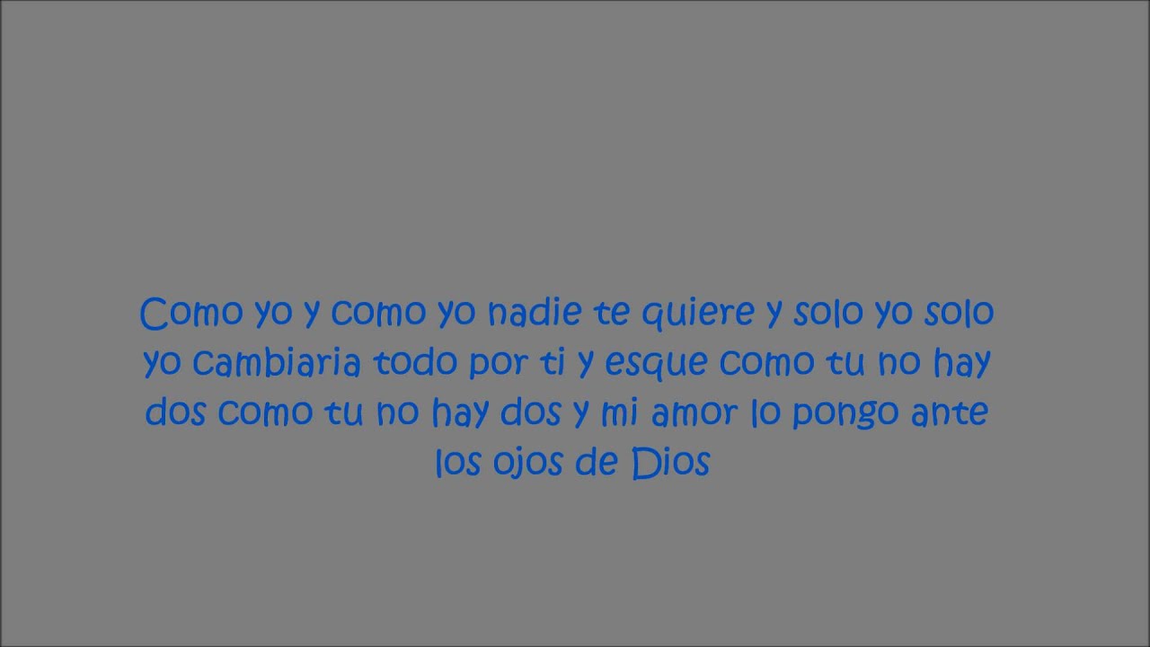 HAY LETRA hay letra: