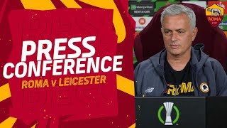 CONFERENZA STAMPA | José Mourinho e Bryan Cristante alla vigilia di Roma-Leicester