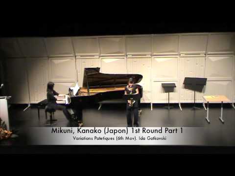 Mikuni, Kanako (Japon) 1st Round Part 1