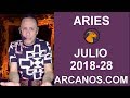 Video Horscopo Semanal ARIES  del 8 al 14 Julio 2018 (Semana 2018-28) (Lectura del Tarot)