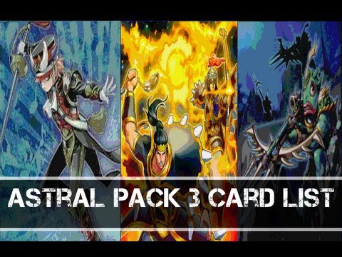 Yugioh Astral Pack 3 Complete Card List Revealed - YouTube