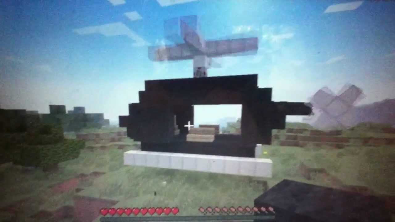 minecraft working helicopter mod Ugocraft 1.2.5 (link in description ...