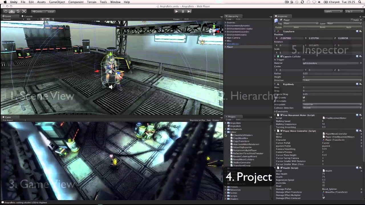 Unity Interface overview Unity Official Tutorials YouTube