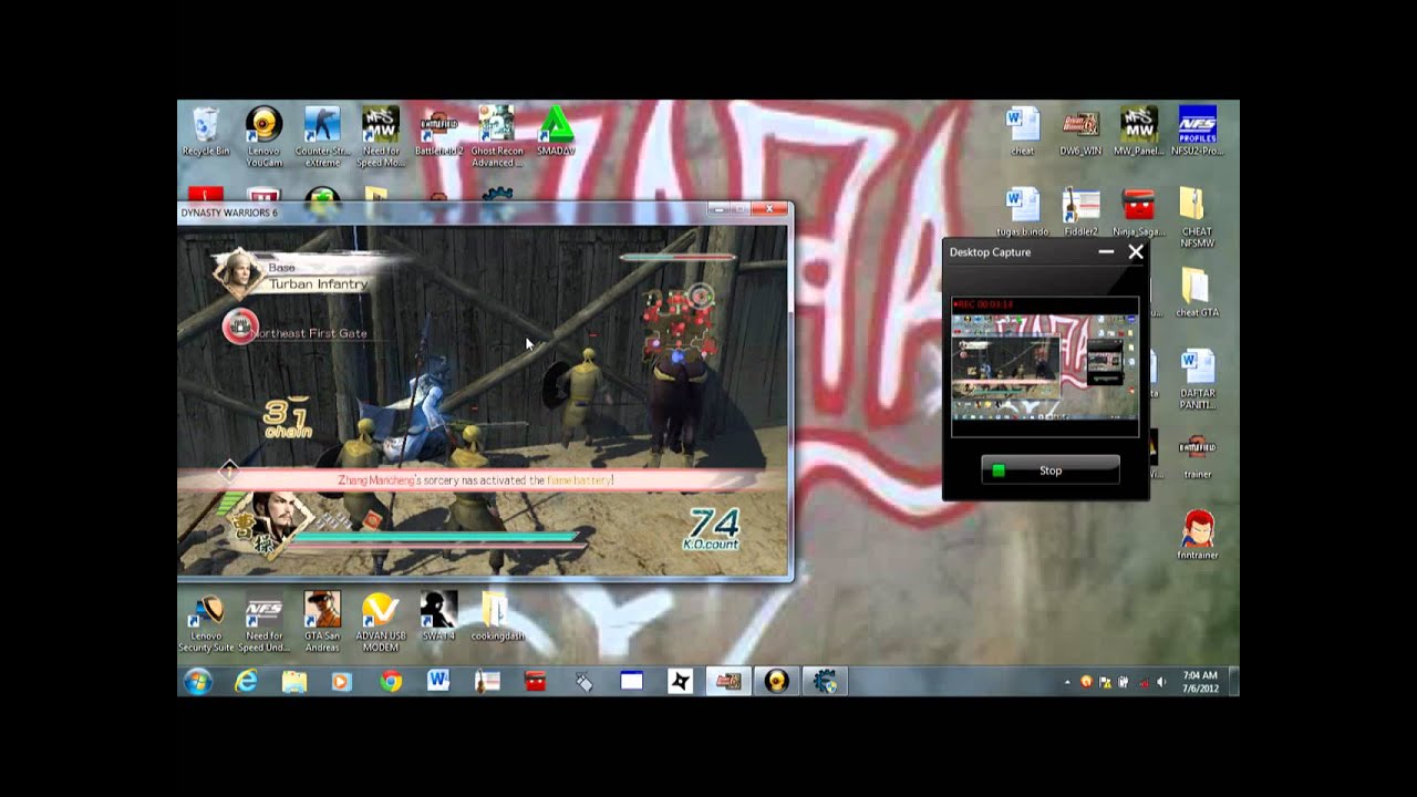 cheat dynasty warrior 6 level using cheat engine - YouTube