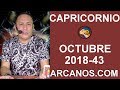 Video Horscopo Semanal CAPRICORNIO  del 21 al 27 Octubre 2018 (Semana 2018-43) (Lectura del Tarot)