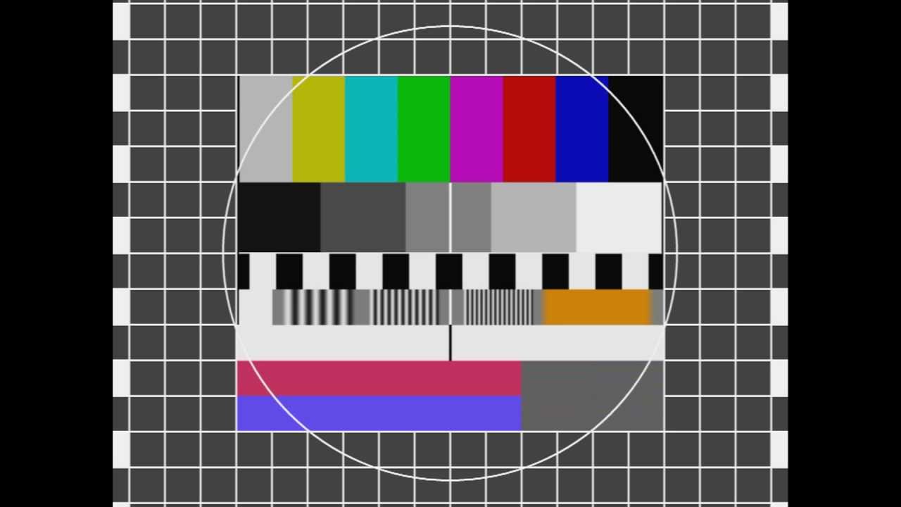 FuBK Testbild Testcard Test Pattern TV Nostalgie - YouTube