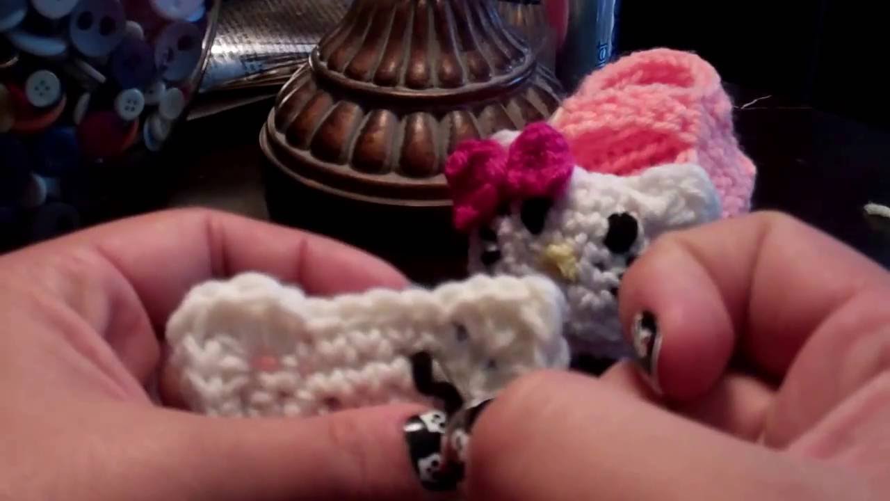 Tutorial- Crochet Hello Kitty Face - YouTube