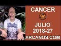 Video Horscopo Semanal CNCER  del 1 al 7 Julio 2018 (Semana 2018-27) (Lectura del Tarot)