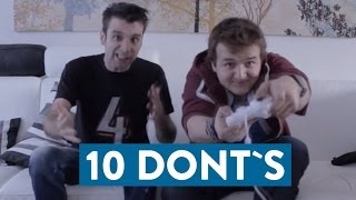 10 Dont's tijdens het Gamen!