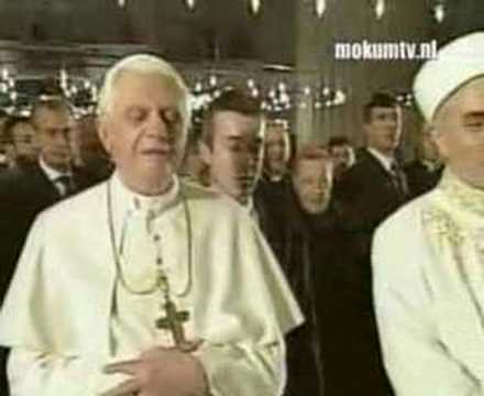 Pope converts to Islam - From the Peters Mosque in Rome - YouTube