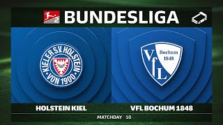 Holstein Kiel vs. VfL Bochum 1848 | Matchday 10 — Bundesliga 2 2025/26
